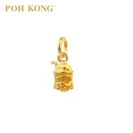 POH KONG 916/22K Yellow Gold Beverage Pendant