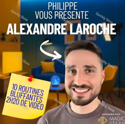 Philippe Molina Vous Presente Alexandre Laroche (French) Magic tricks (Instant Download) Quickly sen