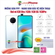 PPF Red mi K30 Utra / K30i / K30 5G / K30Pro Zoom self-healing scratch-resistant anti-fingerprint sc