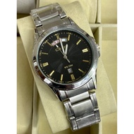 (Ready stock Malaysia) CASIO _ Men Quartz Watch 50M WR Day Date & Stainless Steel Men And women watc