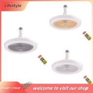 [Lifestyle] 2PCS Ceiling Fans with Remote Control and Light Lamp Fan E27 Converter Base Smart Silent Ceiling Fans