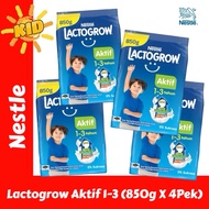 Lactogrow Aktif (1-3y) / (4-6y) 850g X 4 Packs Exp:02/2027