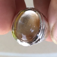 Cincin jarum emas asli ikat perak berkualiti tinggi