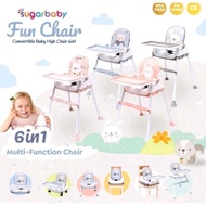Sugar BABY Fun Chair (Convertible BABY High Chair 6in1) SUGAR BABY Dining Chair MY Chair BABY BOOSTE