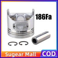 ◜ ━ ┇ Assembly Assy Piston 186FA Aircooled Diesel Engine Yamma, Kingstone, Yamada 10HP 12HP