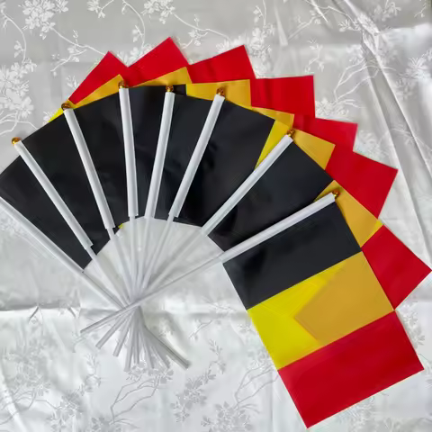 Belgium Banner 14x21cm Belgian flag Belgian National FlagBelgian flag, parade flag, small flag, acti
