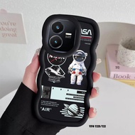 Case hp Vivo Y22 Y22S Y22T Y35 Y17S Y16 Y56 5G Y02S New Macaron Candy Color Silicone Casing Nasa Ast