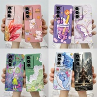 For Itel City 100 C671L Phone Case New Design MilkTea Pattern Cover Itel City100 Liquid Soft Silicon