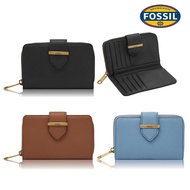 [FOSSIL Official Flagship Store] Bryce Genuine Leather Shape Buckle Strap Short Clip Fossil Wallet W