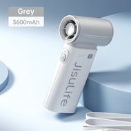 JISULIFE Mini portable fan 5000mAh Fashionable Mini USB Rechargeable Fan Personal Fan Pocket Fan Wit