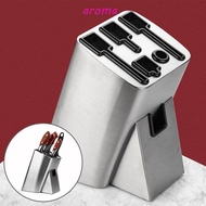 AROMA Knives Holder, Stainless Steel Floor-Standing Knives Storage Rack, Durable Drainage Space-Savi
