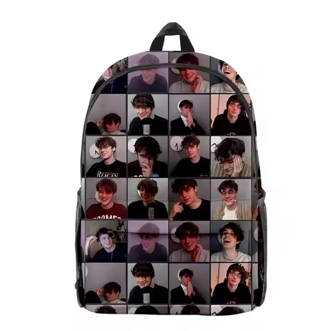 Classic Novelty Wilbur Soot Dream Team pupil Bookbag Notebook Backpacks 3D Print Oxford Waterproof B