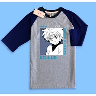 Hunter x Hunter Killua Japan Anime Raglan T-Shirt
