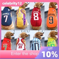CELEBRITY12 Dog Vest, Stripe Medium Dog Sport Jersey, Summer Breathable Large 4XL/5XL/6XL Pet Clothes Apparel