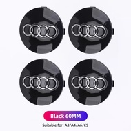 Audi | 4Pcs Audi Series Car Wheel Hub Covers Accessories For Audi A3 8p 8v 8l A4 b8 b7 b6 b9 b5 A6 c