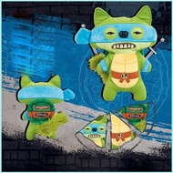XS1 Fuggler x TMNT Teenage Mutant Ninja Turtles Mikey Raphael Ugly-Cute Cotton Plush Doll plushie XS