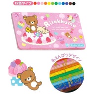 41+San-X Rilakkuma Shape 12 Color Pencils 4974413676120