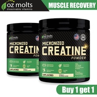 Ozmolts Original Flavor Creatine Powder Muscle Builder Muscle Recovery Creatine Monohydrate Powder