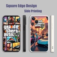 Casing For Redmi 9A 9C Note 8 10 10s NFC Grand Theft Auto V Games BOK03 Phone Case Square Edge
