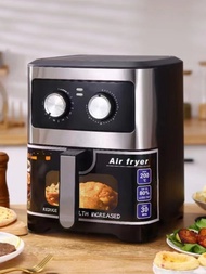 Dong Ying Ying Hua Visualขนาดใหญ่ความจุAir Fryer 10.5L Commercial Homeใช้หน้าจอสัมผัสNon-Stick Liner