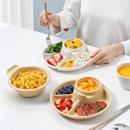 Plate Multifunctional Portion Control Diet Plate Microwave Safe For Healthy Eating Meal Prep Adults 