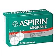 Aspirin Migraine Tablets, Pack of 12