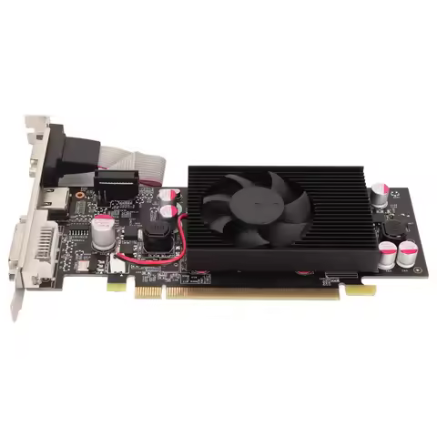 Gaming Graphics Card Silence PCI Express 2.0 10 1G DDR2 64bit Computer Graphics Card Support DVI VGA