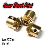 Gear Bevel / Bevel Gear Mini 3mm