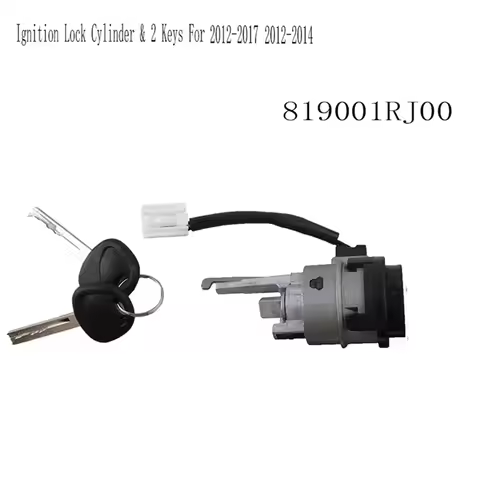 A16P-Car Ignition Lock Cylinder & 2 Keys For Hyundai Accent 2012-2017 Dodge Attitude 2012-2014 Ignit