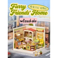Furry Friends Home Pet Shop Rolife DIY Miniature House Rolife DIY House Miniature House