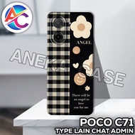 AC52/Case poco C71/GIRL'S Motif/softcase poco C71/casing poco C71/silicone poco C71