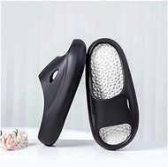 2023 Thick Platform Massage Slippers Women Men Non Slip Flip Flops Beach Sandals Acupressure Point Care Promoting Blood Circulation Myofascial Release Trigger Point Acupuncture Relaxation (Color : Bl