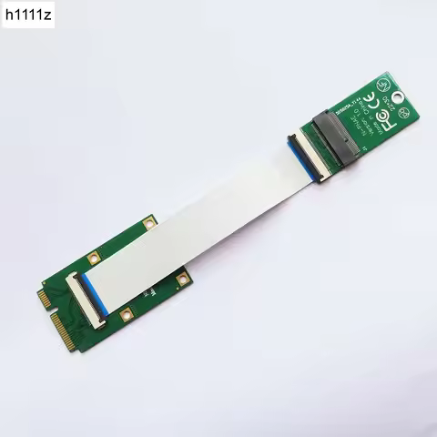 A+E/E key M.2 WIFI Card to MINI PCIE Extension Cable Riser Support PCIE Protocol M.2 WiFi Card Exten