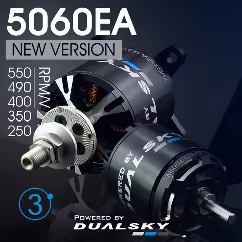 DUALSKY XM5060EA V3 550KV 490KV 400KV 5-6s brushless RC motor for 90E fixed wing motor