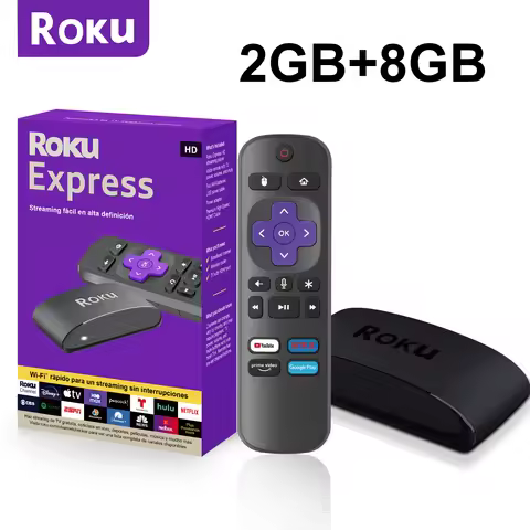 Smart TV Stick ROKU 4K UHD HDMI 2.0 Android 13 2GB 8GB WiFi 5 BT5.4 Airplay Miracast Wireless Media 