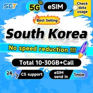Wefly South Korea eSIM 3-30 Days 2GB-30GB Data+Call 5G eSIM Korea SIM card SK eSIM Send in 1min