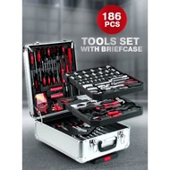 Professional Spanner Wrench Tool Set Box 187PCS CR-V Diy Hand Tools Kit With Case Set Spanar Dengan 