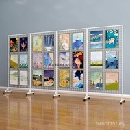 Mobile Art Painting Exhibition Outdoor Display Works Display Stand Exhibition Stand Folding Display 