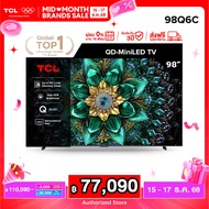 [NEW 2025] TCL ทีวี 98 นิ้ว 4K Mini QLED Google TV รุ่น 98Q6C Matte HVA Panel ระบบปฏิบัติการ Google/