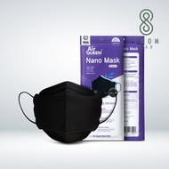 10pcs, Airqueen Black Nano Fiber Filter Mask