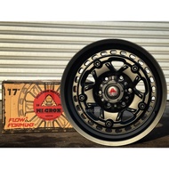 New Car Sport Rim WILCROXX 4x4 Offroad Wheels 17x8.5J 6x139 ET0 Matt Black - READY STOCK