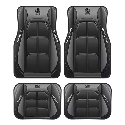 2025 NEW 2D Car Mats For Grand i10 Nissan Versa Qashqai j11 For PU Leather Gift on Christmas and Hal