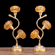 Three phase led color light lotus front buddha changming light