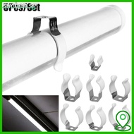 SUCHENSG 5Pcs Lamp Tube Clip, With Rubber Protection Fixing Clips Spring Terry Clip,  Base Tool T3/T