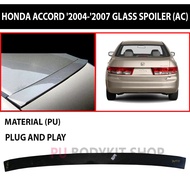 HONDA ACCORD '2004-'2007 GLASS SPOILER (AC) (PU)