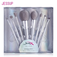 Jessup Cọ 8 Chiếc Cọ Trang Điểm Phấn Má Hồng Phấn Mắt Cọ Kem Nền Tóc Tổng Hợp Tặng Sáng Đảng T269