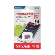 {asfrdt} SanDisk 64GB / 128G / 256G / 512G Ultra MicroSDXC UHS-I Memory MicroSD Card - 120MB/s C10 F