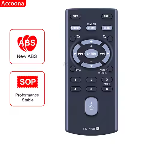 New RM-X231 RM-X232 Replaced Remote Control fit for Sony DSX-A400BT DSX-A50BTE DSX-A60BT DSX-M50BT M