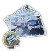 全新 罕有 港鐵 MTR 中期翻新列車 東鐵線 烏蠅頭 MLR 明信片 連貼紙勳章 $100➡$85/1 (包本地平郵-只有1 set 2 件)