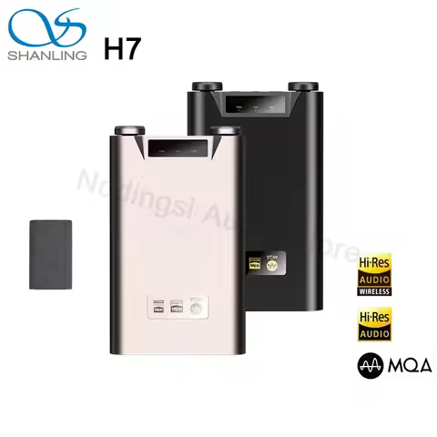 SHANLING H7 Headphone Power Amplifier Portable USB AMP Decoder Headphone Amplifier Bluetooth 5.0 Hi-